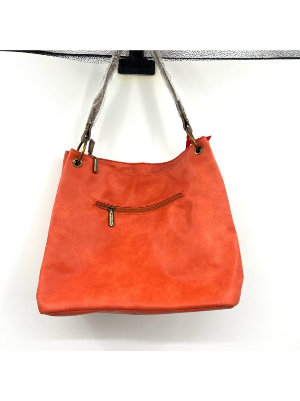 NWT Montana West Orange Bronze Hobo Shoulder Bag - Picture 3 of 4